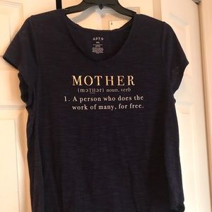 Apt 9 t-shirt “mother”